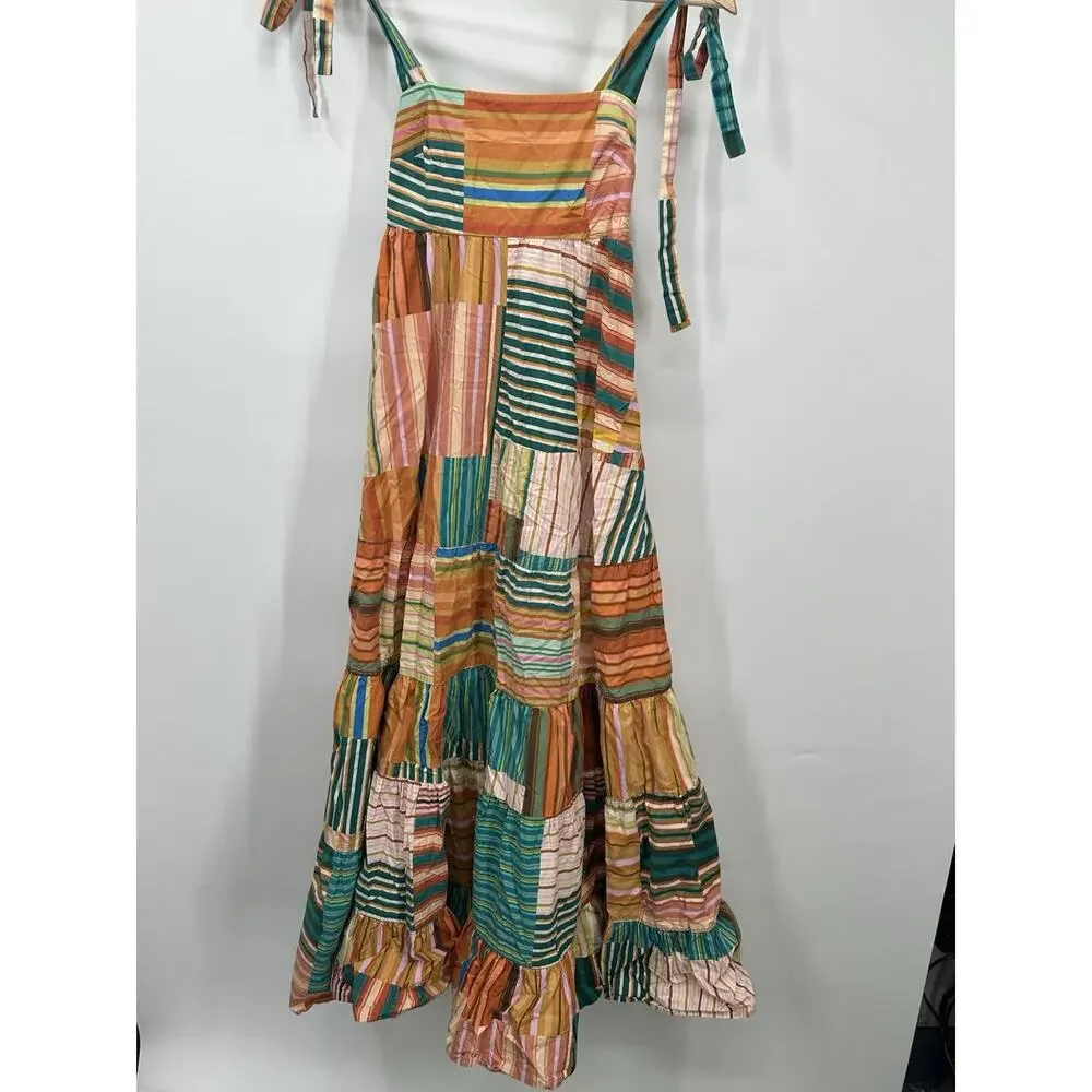 Alemais Sloane Tiered Organic Cotton Dress Size 6 - Picture 3 of 9